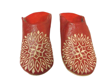 babouche  women graved  for home